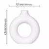 Vase minimaliste d'arrangement floral circulaire