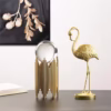 Figurine de flamant doré de luxe