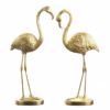 Figurine de flamant doré de luxe