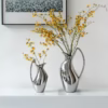 Vase en céramique créatif en forme de Pot d'argent