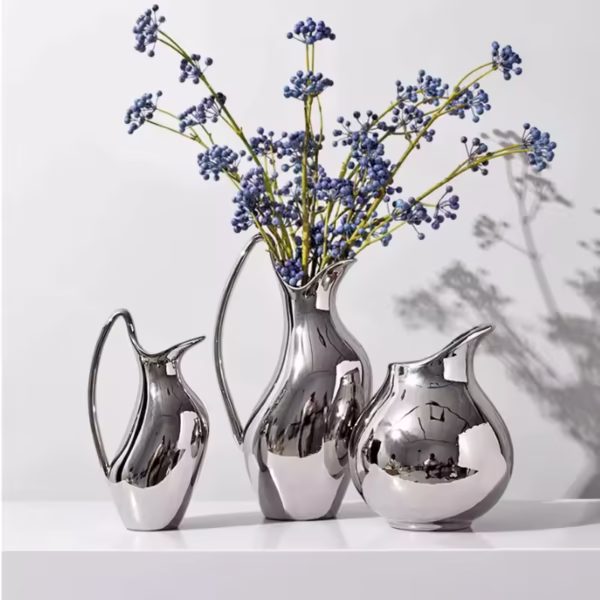 Vase en céramique créatif en forme de Pot d'argent