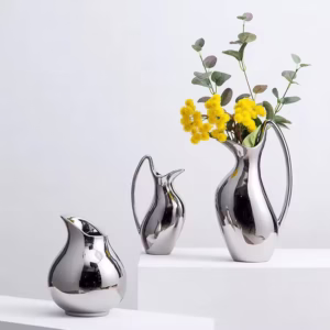 Vase en céramique créatif en forme de Pot d'argent