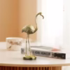 Figurine de flamant doré de luxe